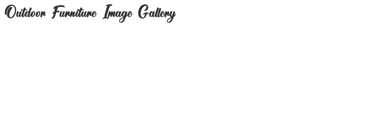Outdoor Furniture Image Gallery | Overlay | Harding Wood & Furniture